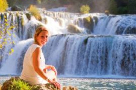 Vízesések a Krka Nemzeti Parkban (Horvátország)