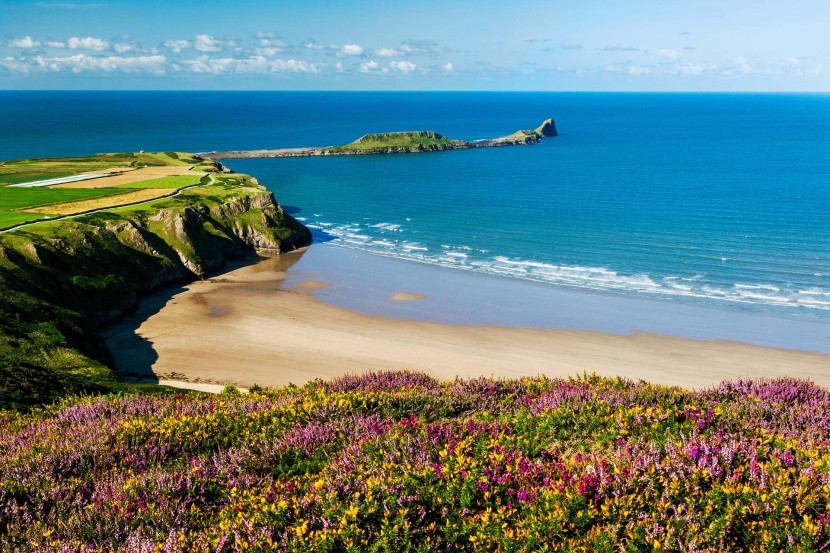 Rhossili Bay, Wales, Nagy-Britannia