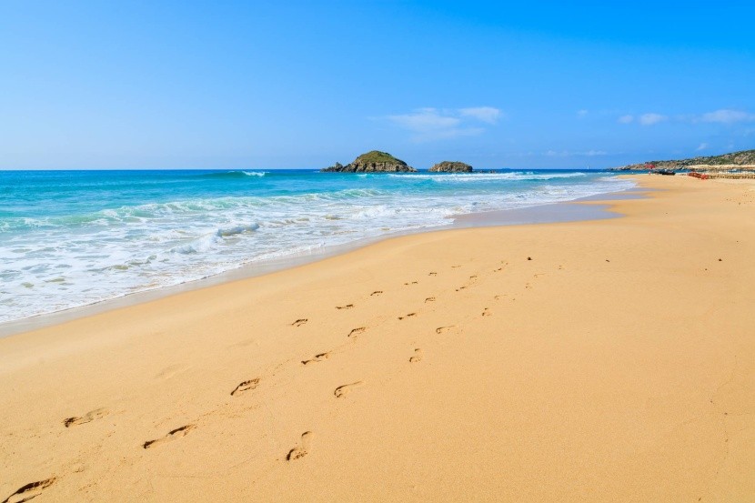 Chia beach, Dél-Szardínia, Olaszország